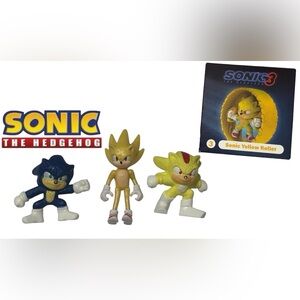*FREE WITH PURCHASE* SONIC THE HEDGEHOG TOY BUNDLE SONIC TAILS FIGURINES
